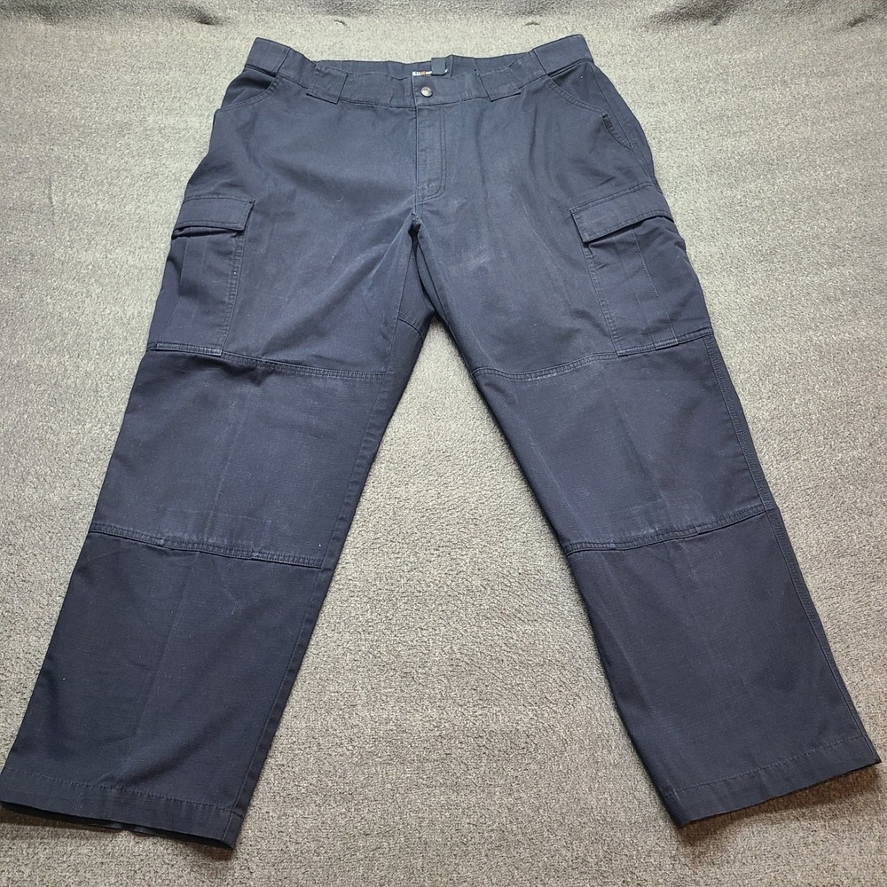 5.11 Tactical Cargo Pants Mens 2XL Navy Blue Excellent Ripstop TDU Work Trousers
